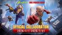 Discovery splash banner for BLOOD STRIKE x ONE-PUNCH MAN Discord server