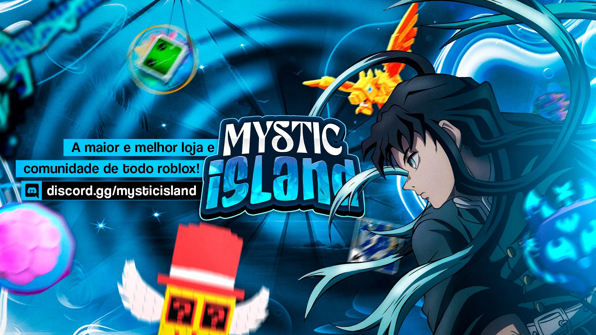 Discovery splash banner for 🏆 Mystic Island • Blox Fruits • Grow A Garden 2• Eventos Diários ⭐ Discord server