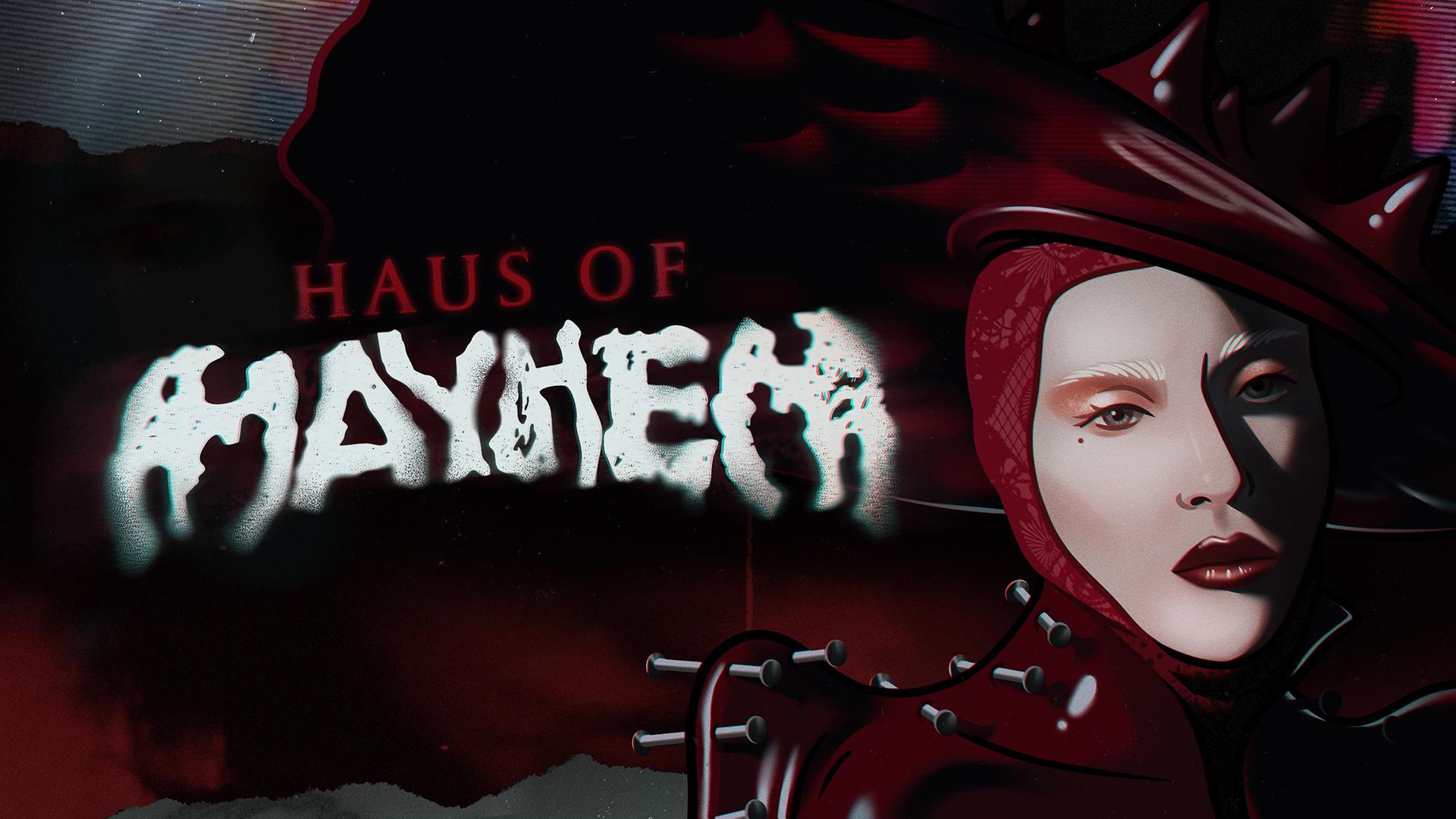Discovery splash banner for Haus of Delulu (Lady Gaga) Discord server