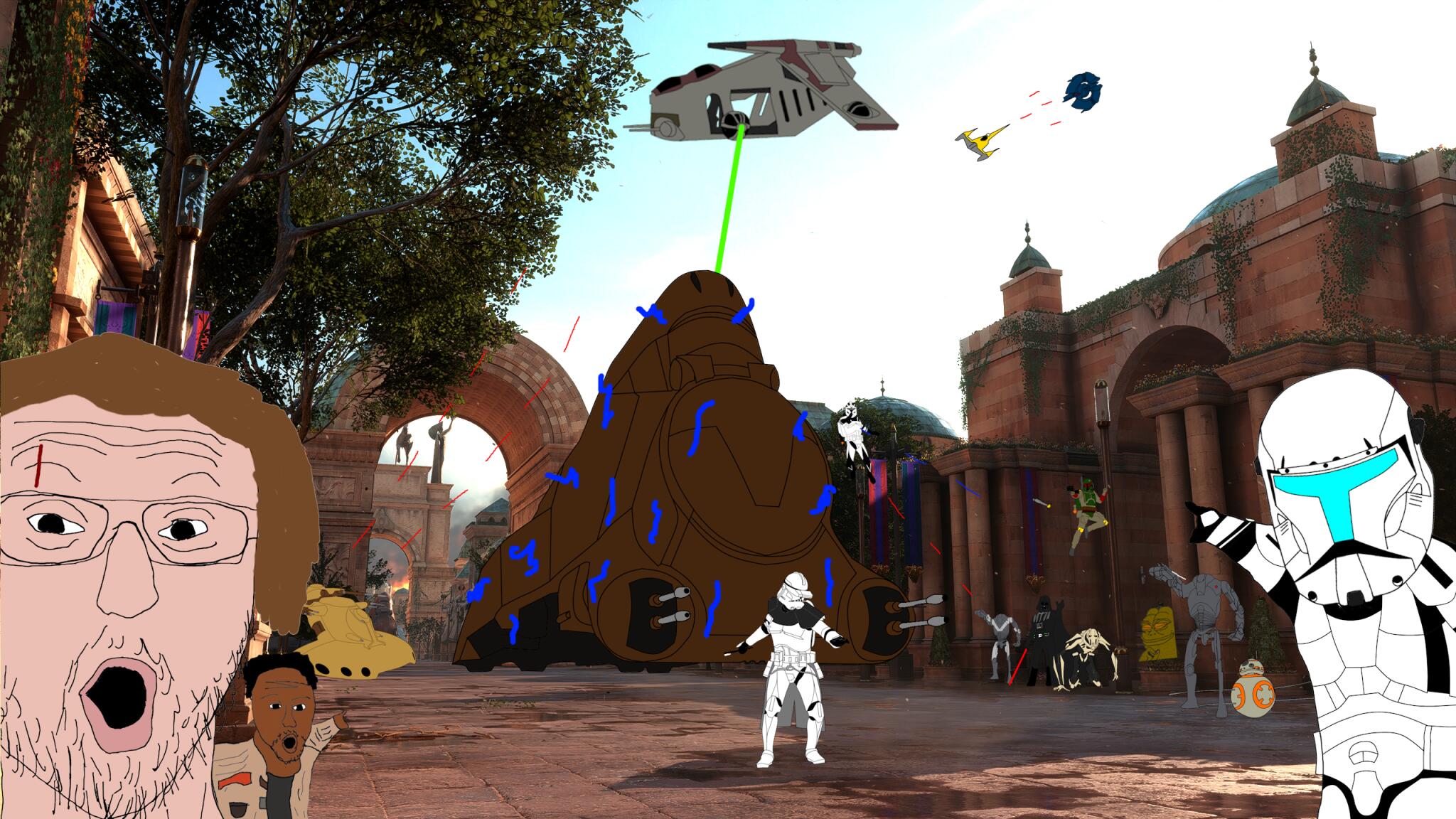 Discovery splash banner for 4 Finns - SWBF2 Discord server