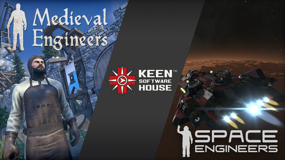 Discovery splash banner for Keen Software House Discord server