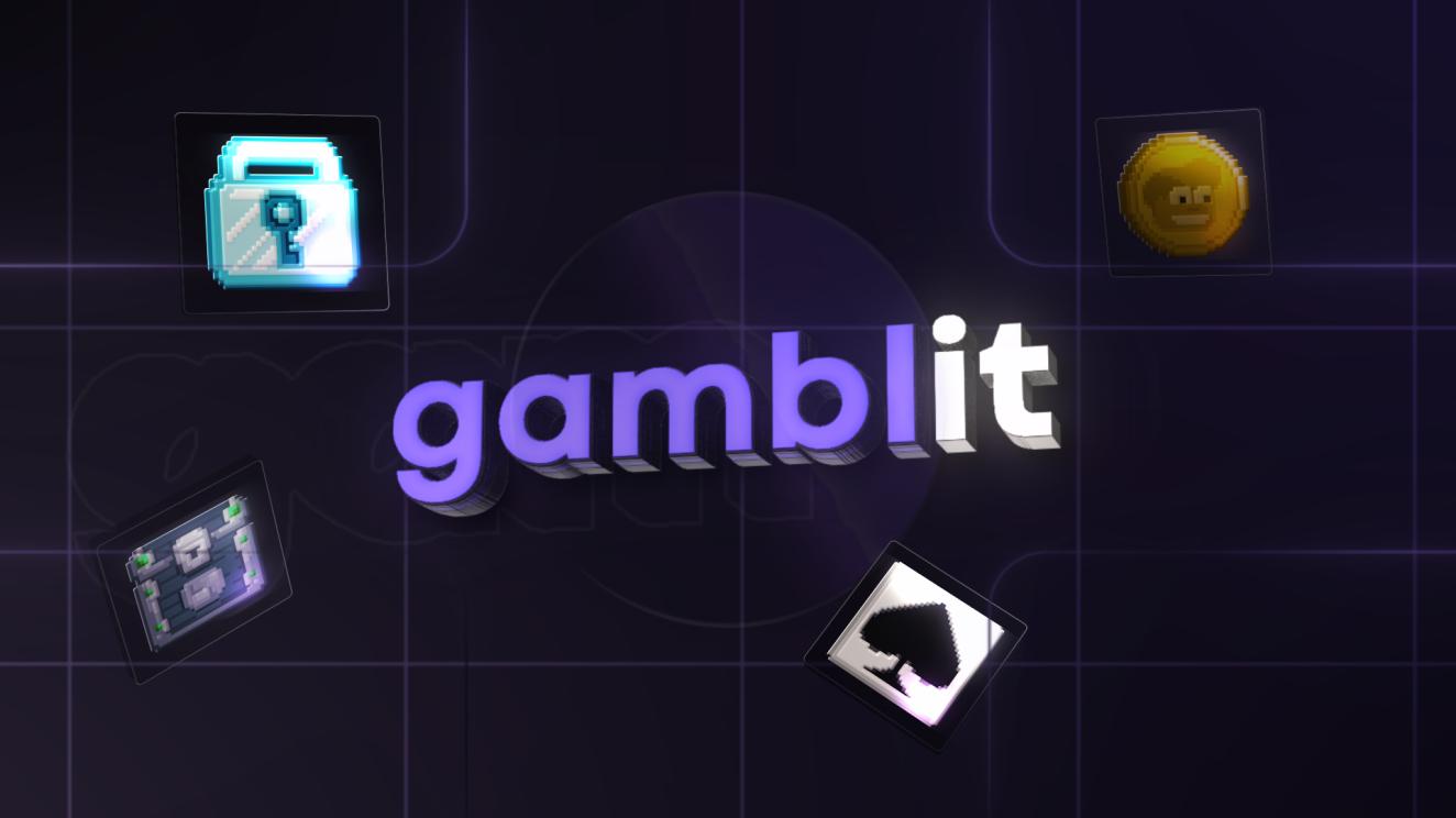 Discovery splash banner for Gamblit Community Discord server