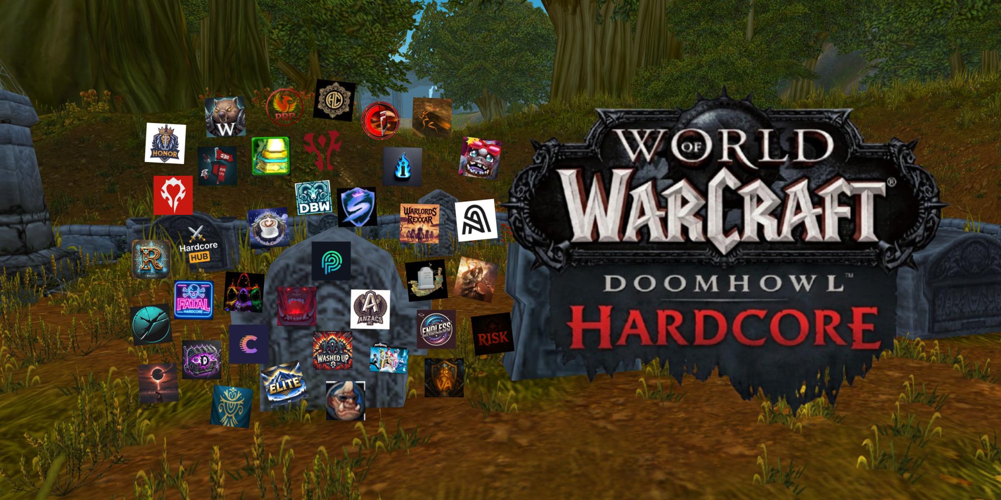 Discovery splash banner for Doomhowl Hardcore Discord server