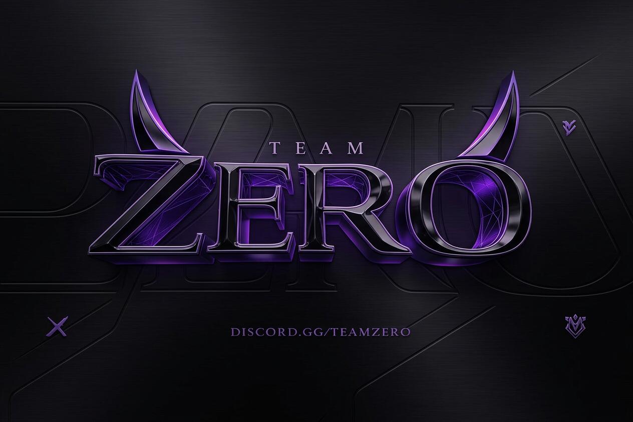 Discovery splash banner for TEAM ZERO™ Discord server