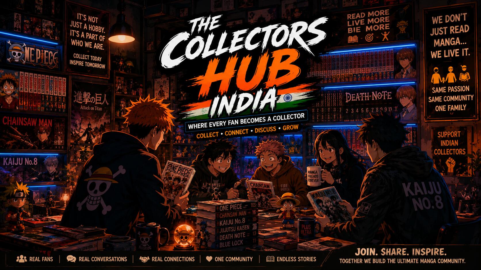 Discovery splash banner for Collectors Hub India Discord server