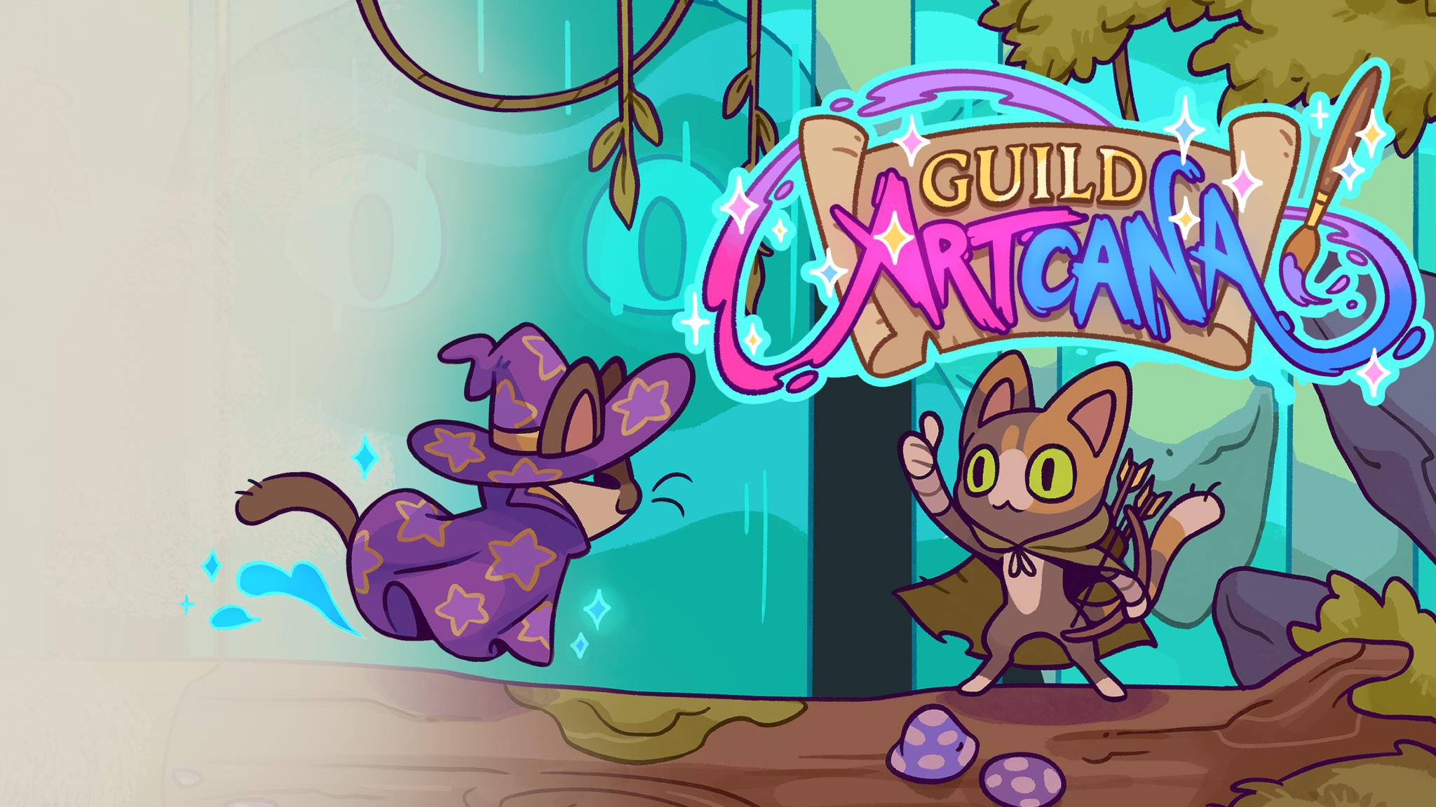 Discovery splash banner for Guild Artcana Discord server