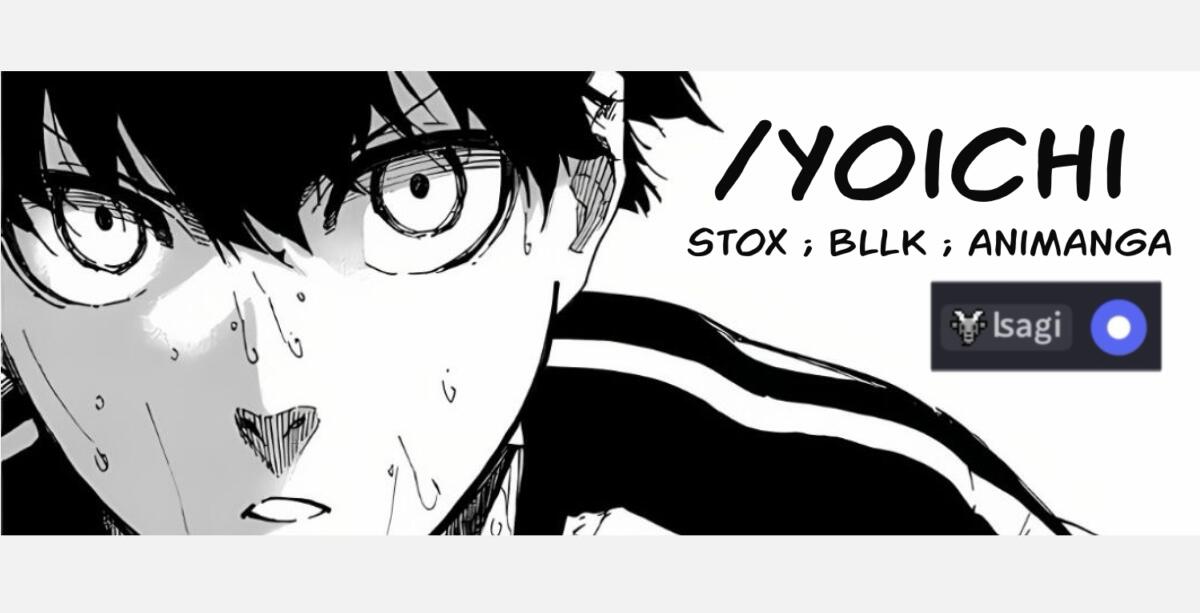 Discovery splash banner for /yoichi #Isagi tag Discord server