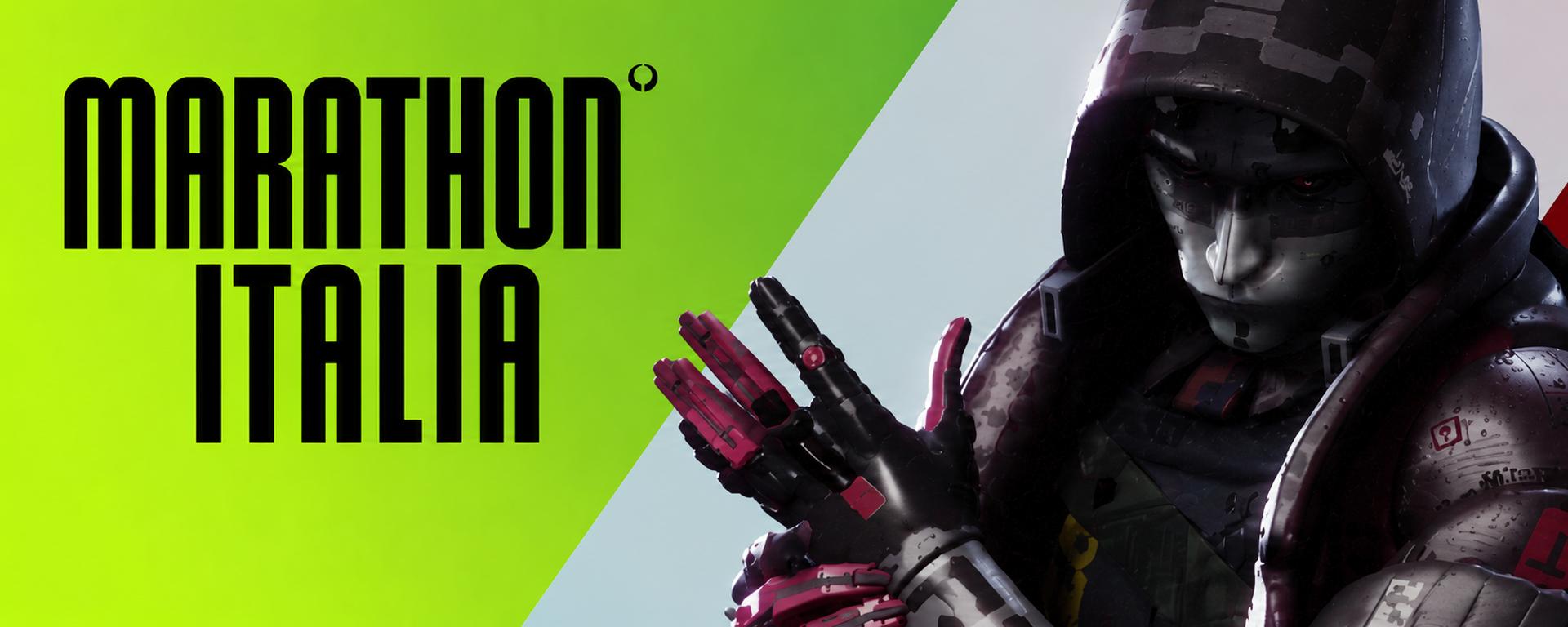 Discovery splash banner for Marathon Italia Discord server