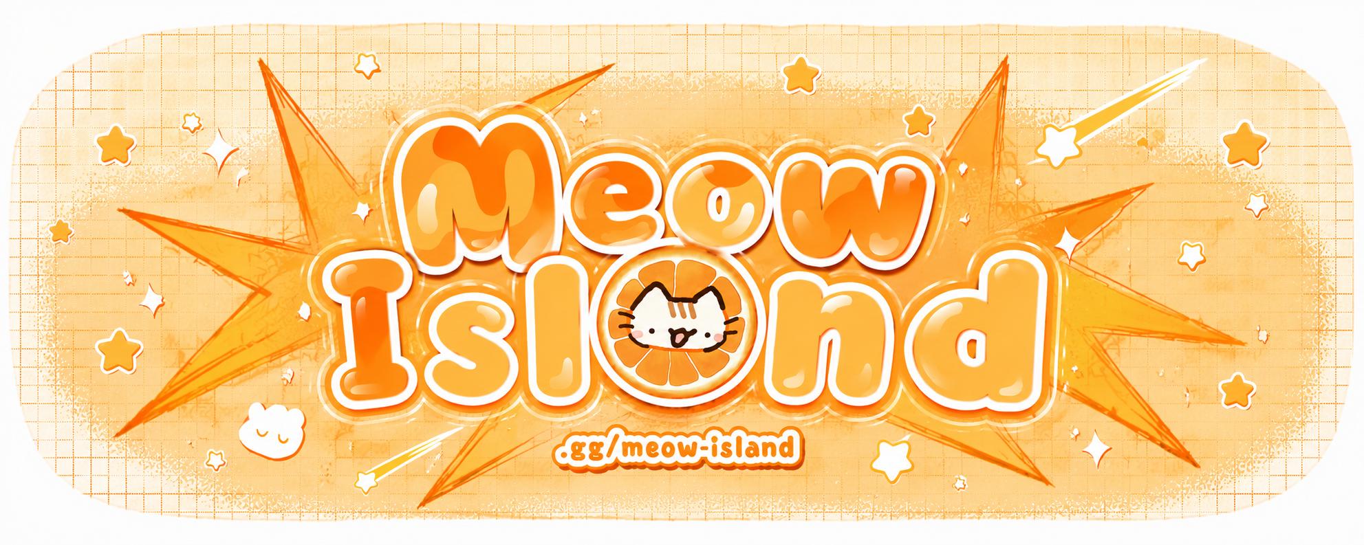 Discovery splash banner for Meow Island ★ Discord server