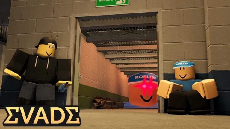 Discovery splash banner for Evade Roblox Discord server