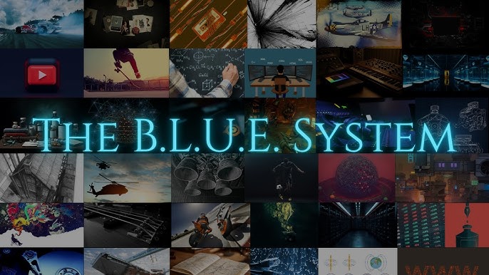 Discovery splash banner for The B.L.U.E. System Discord server