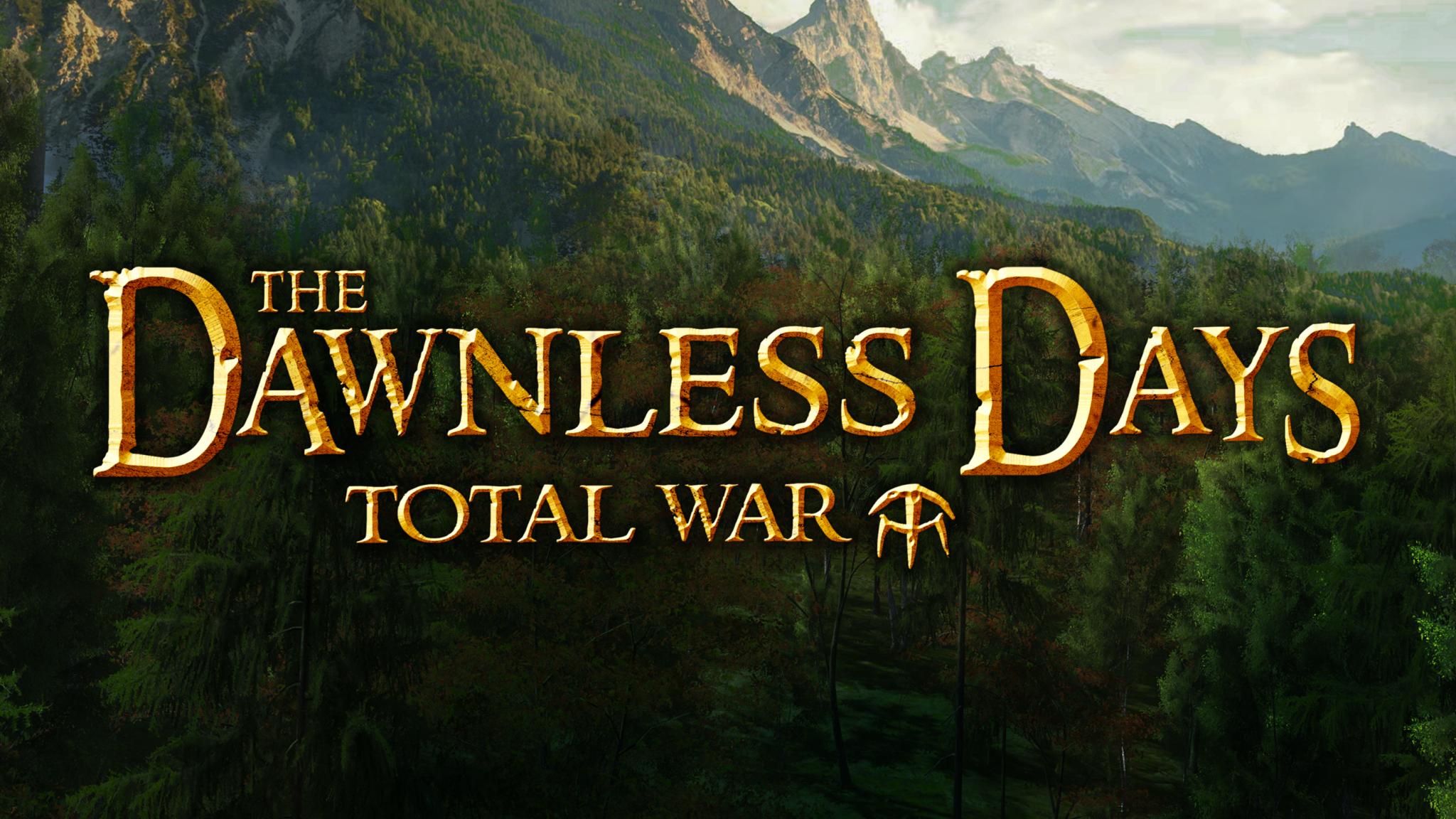 Discovery splash banner for The Dawnless Days Discord server