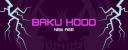 Discovery splash banner for BAKUHOOD #FOR🇦🇿 Discord server