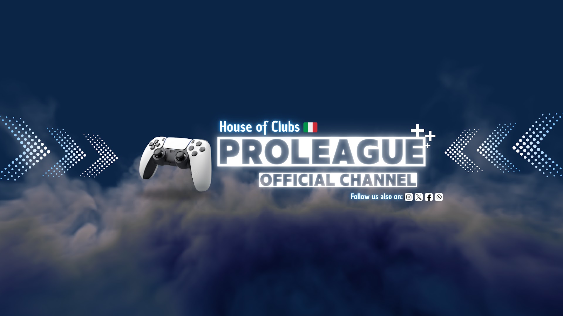 Discovery splash banner for ProLeague Italia Discord server