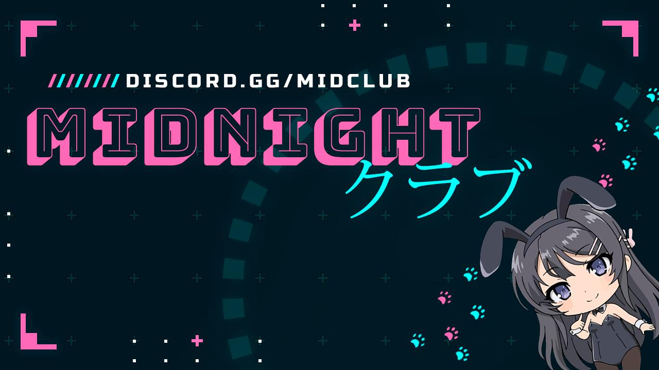 Discovery splash banner for Midnight Discord server