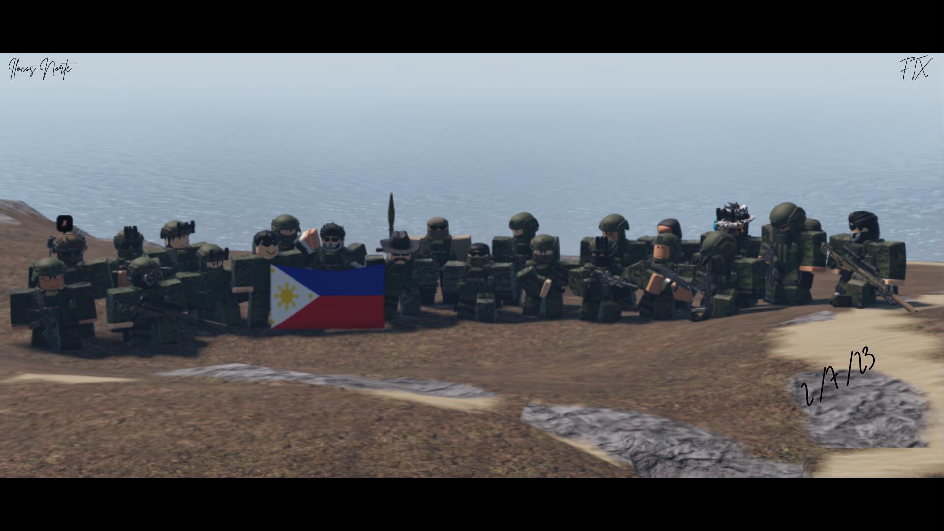 Discovery splash banner for The Filipino Army ROBLOX Discord server