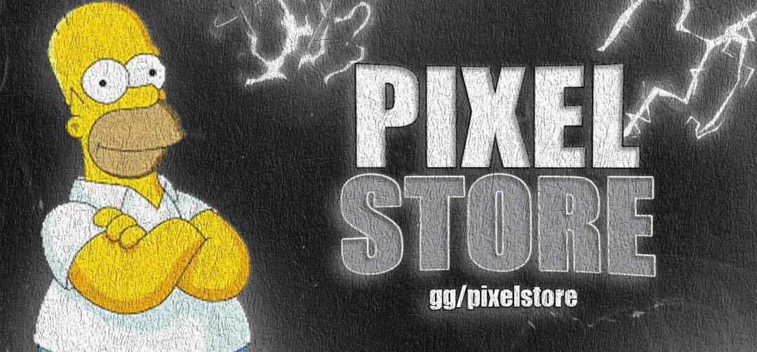 Discovery splash banner for Pixel Store Oficial BR Discord server