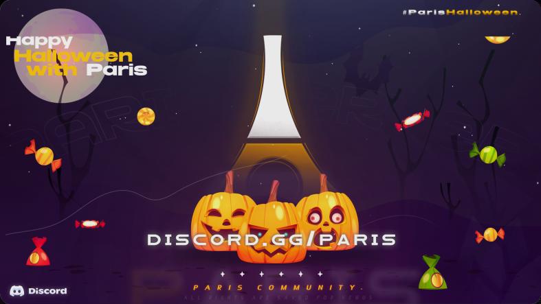 Discovery splash banner for Paris in la la Land 🌊. Discord server